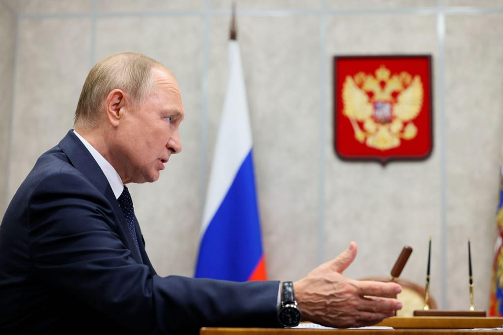 Vladimir Putin. Foto: Gavriil Grigorov, Sputnik, Kremlin Pool Photo via AP