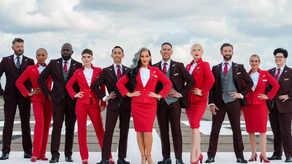 Virgin Atlantic lança nova política de fardamento com neutralidade de género. Créditos: Virgin Atlantic