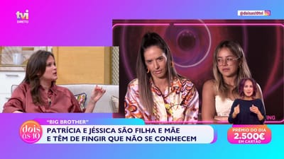 Ana Arrebentinha sobre entrada de filha e mãe no «Big Brother»: «Pensei que era um casal» - Big Brother