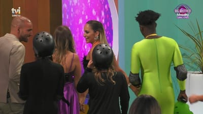 Cátia Basílio abandona a casa do Big Brother em emocionante despedida - Big Brother