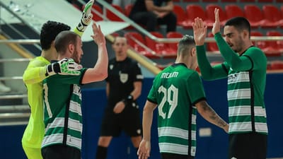 Futsal: Sporting goleia e avança para a ronda de elite da Champions - TVI