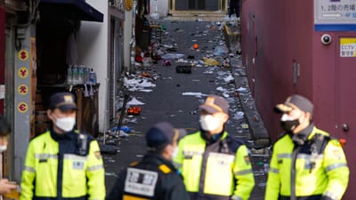Há 23 estrangeiros entre as vítimas da tragédia de Seul. Não há registo de portugueses entre os mortos - TVI