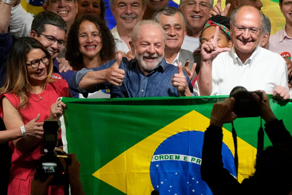 O discurso de vitória de Lula da Silva 