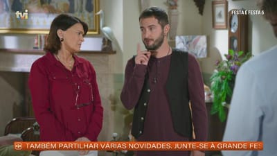 Paulo deixa Josefa e João Maria atrapalhados, após serem apanhados aos beijos - TVI