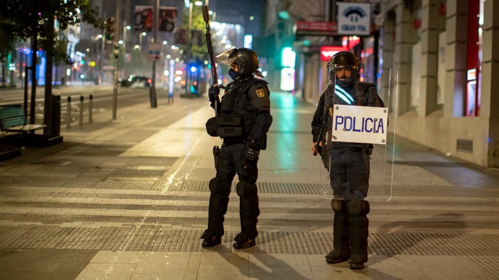 Polícia de Madrid (AP Photo/Manu Fernandez)