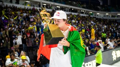 Gustavo Ribeiro sagra-se campeão do circuito mundial de skate - TVI