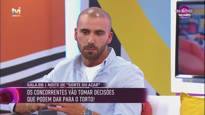 Diogo Marques confronta Cinha Jardim em direto - Big Brother