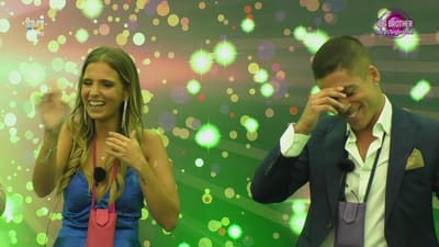 Diana Lopes e Bernardo Ribeiro quase se beijam ao conhecerem segunda salvação - Big Brother