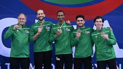Portugal sagra-se campeão do mundo de equipas em trampolim individual - TVI