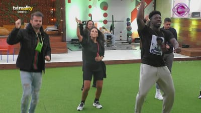 Miro Vemba lidera dança especial ao som de Jorge Guerreiro - Big Brother