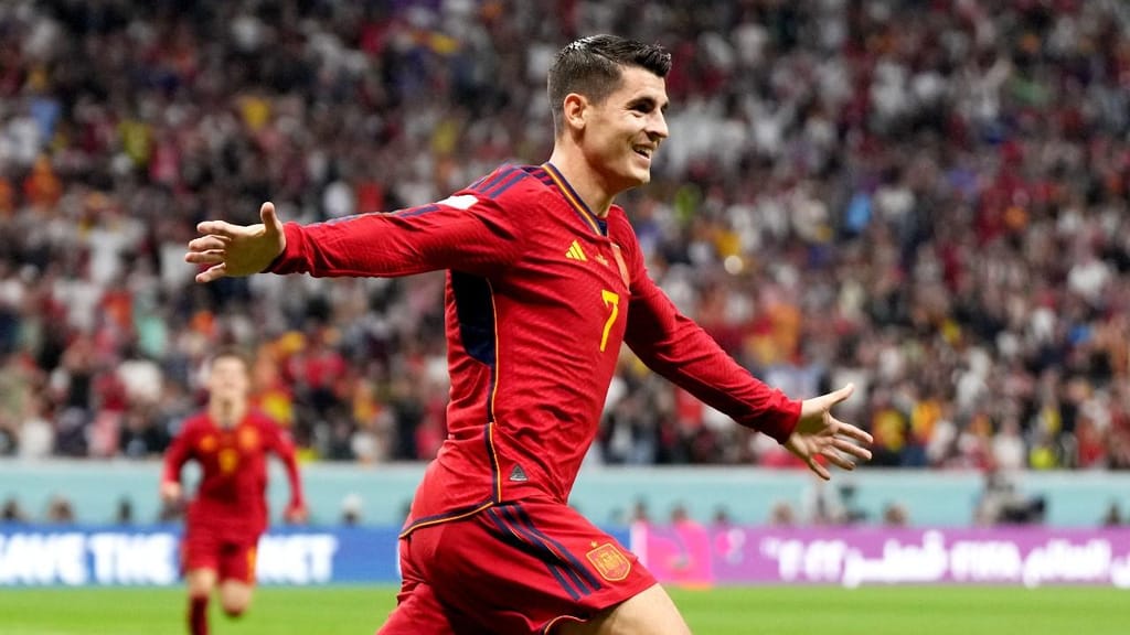 Álvaro Morata fez o 1-0 no Espanha-Alemanha