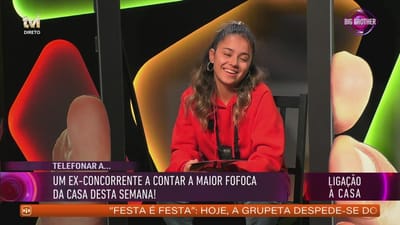 Jéssica Gomes escolhe Mafalda Diamond para partilhar «fofoca»... sobre vestido vermelho - Big Brother