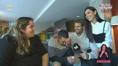 Pedro Guedes e Kelly Baron levam a «magia do natal» a algumas famílias - Big Brother