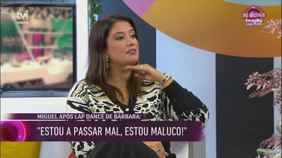 Comentadores falam do lap dance de Bárbara Parada: «O Miguel ficou de queixo no chão» - Big Brother