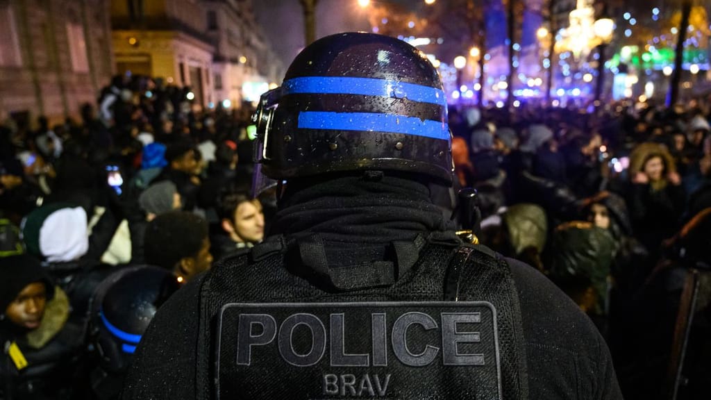 Confrontos com a polícia francesa (Getty Images)