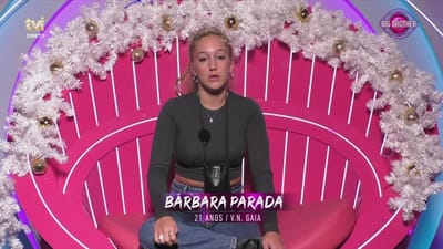 Bárbara critica Miguel: «Às vezes pensa que este momento é importante só para ele» - Big Brother