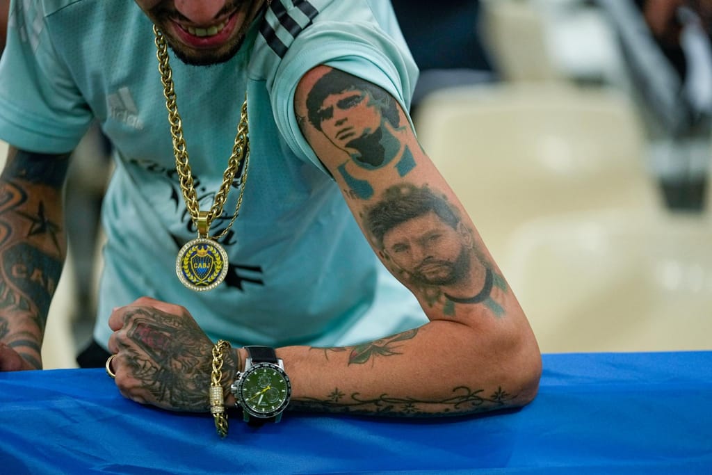 Tatuagem Messi (Associated Press)