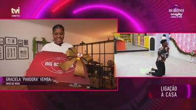 Miro Vemba em êxtase com a mensagem e surpresa de Natal da família - Big Brother