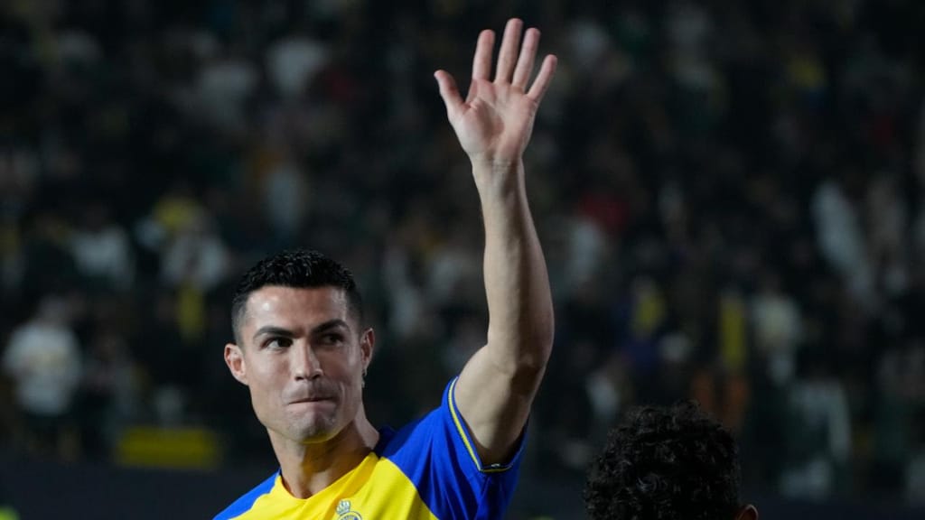 Apresentação de Cristiano Ronaldo no Al Nassr (AP Photo/Amr Nabil)