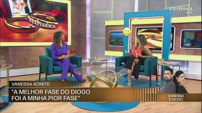 Bruna Gomes estreia emoji para a mais recente discussão de Vanessa e Diogo - A Ex-periência