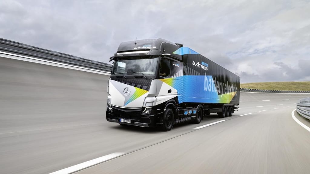 Dachser investe em camiões elétricos da Mercedes (foto: divulgação)