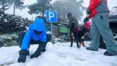 Aulas suspensas e estradas cortadas devido à neve e gelo - TVI