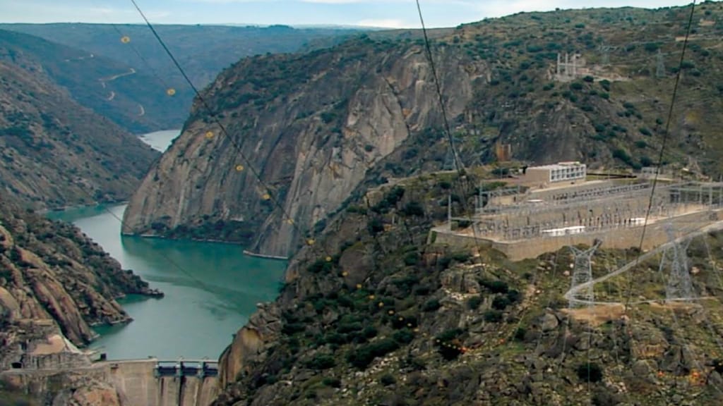 Barragem/Centro de produção de energia hídrica (foto: REN)