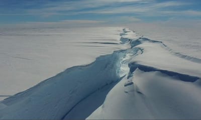 Um icebergue com mais de 1.500 quilómetros quadrados destaca-se da Antártida - TVI