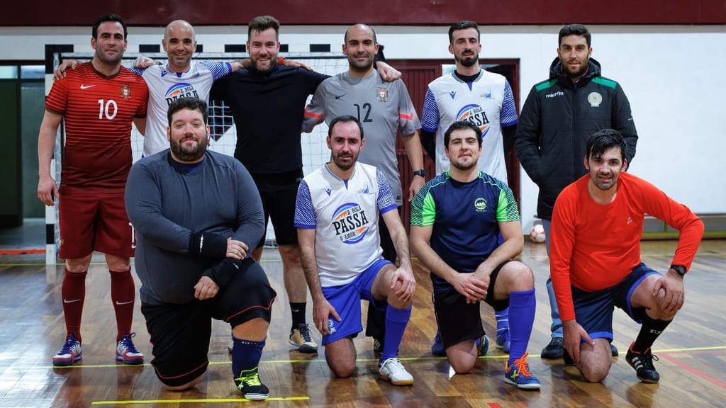 Seleção portuguesa de padres apurada para a final do Europeu de futsal (PEDRO SARMENTO COSTA/LUSA)