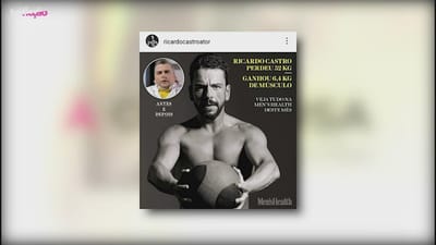 A transformação de Ricardo Castro, após perder 52 kgs - TVI