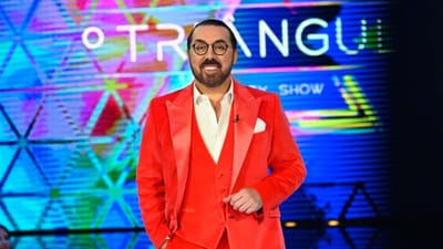 Flávio Furtado apanha susto na gala d'O Triângulo: «Quase que o via morrer em direto» - TVI