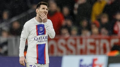 PSG suspende Messi por duas semanas, informa a imprensa francesa - TVI