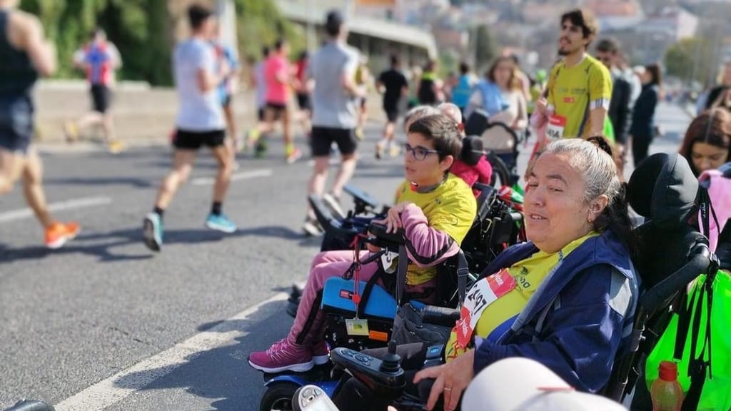 Cadeiras de rodas na Meia Maratona de Lisboa (Iron Brothers - Facebook)