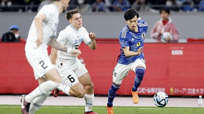 VÍDEO: Japão e Uruguai empatam em duelo com três sportinguistas - TVI