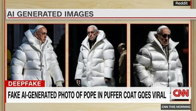 O que diz o casaco de Inteligência Artificial do Papa Francisco sobre o futuro da moda - TVI