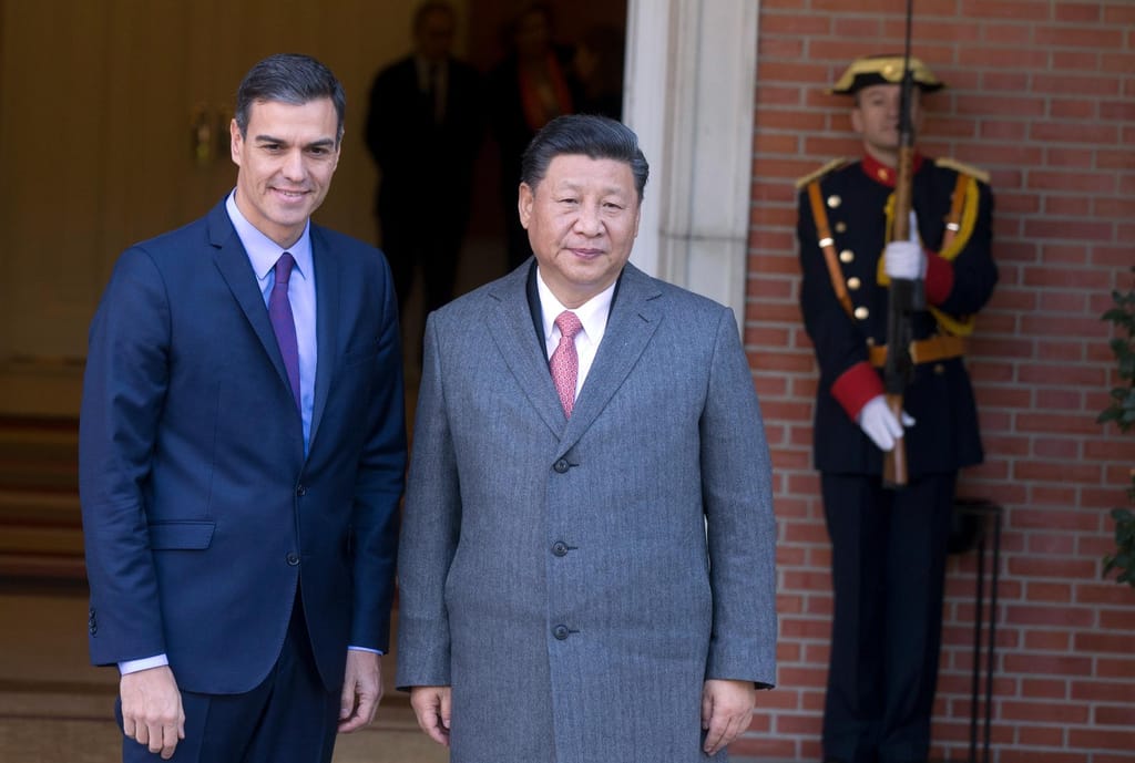 Pedro Sanchéz e Xi Jinping (Associated Press)