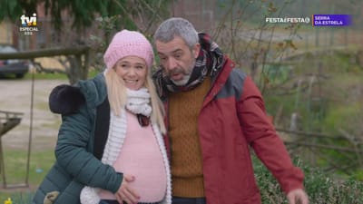 Os casais fazem concurso: «O Bino vai fazer o maior boneco de neve que alguma vez foi visto na Serra da Estrela!» - TVI