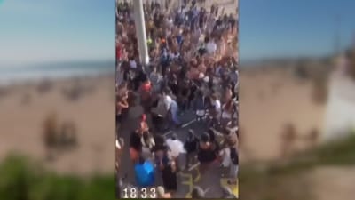 "Incidente isolado" ou falta de policiamento? Conflitos entre jovens geram sentimento de insegurança na praia de Carcavelos - TVI