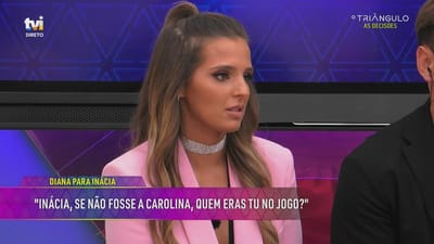 Diana Lopes entrega o ovo envenenado a Inácia Nunes: «Tu vais muito atrás do discurso da Carolina» - Big Brother