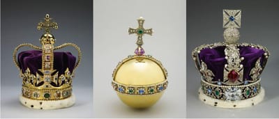 Dois monarcas, três coroas. Estas vão ser as joias utilizadas na coroação de Carlos III - TVI