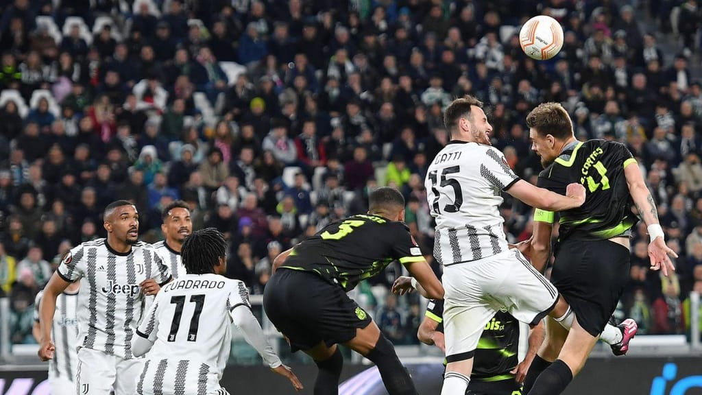 Juventus-Sporting (Alessandro Di Marco/ANSA/EPA)