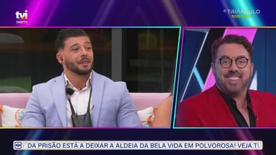 Flávio Furtado para Tiago Feliciano: «Durante a semana és a vítima e ao domingo finges-te de morto» - Big Brother