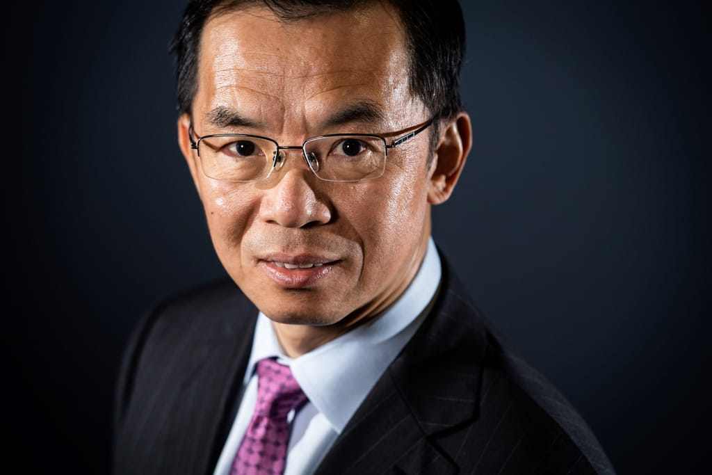 Lu Shaye, embaixador da China em França, em 2019 Foto Martin Bureau AFP via Getty Images
