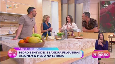 «Como é trabalhar em dupla?» - Pedro Benevides e Sandra Felgueiras respondem - TVI