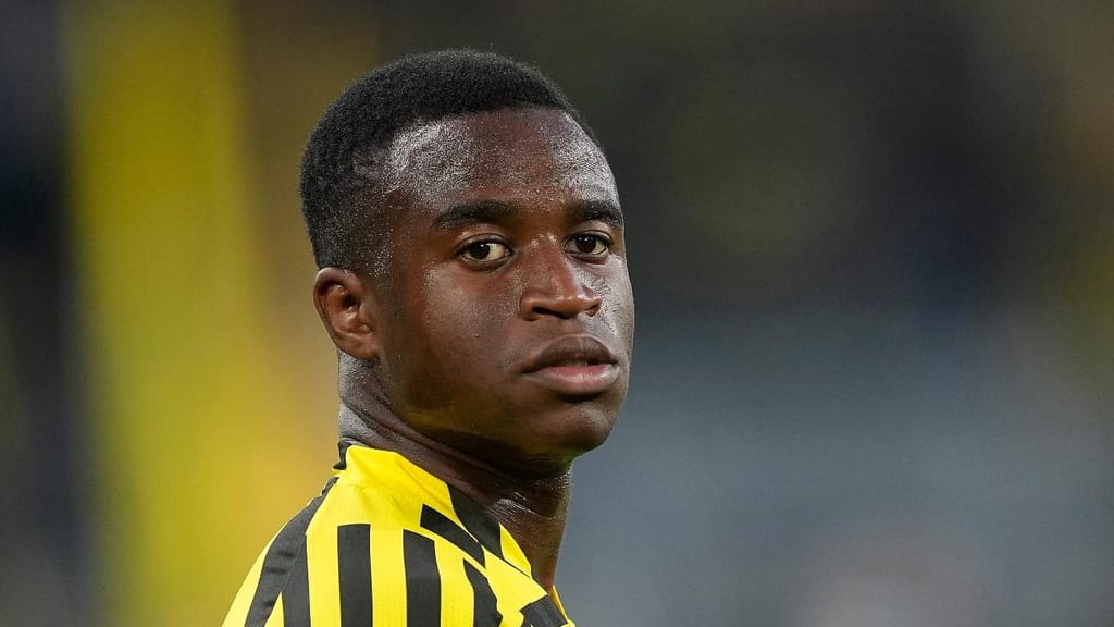 10.º: Youssoufa Moukoko, Borussia Dortmund (AP/Martin Meissner,file)