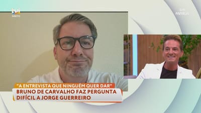 Bruno de Carvalho faz pergunta difícil a Jorge Guerreiro! Ouça tudo - Big Brother