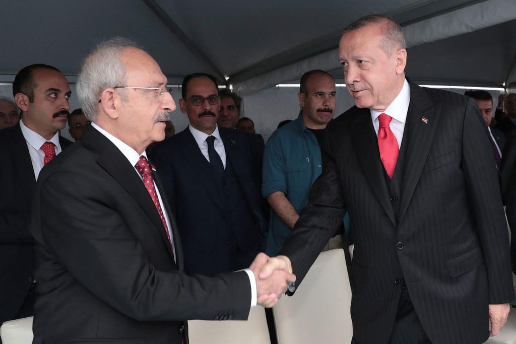 Kemal Kiliçdaroglu e Recep Tayyip Erdogan (AP)