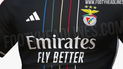 Preto e com riscas: será este o novo equipamento alternativo do Benfica? - TVI