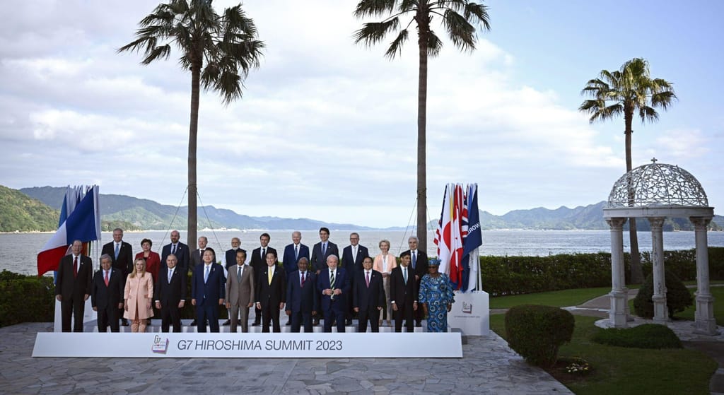 Líder do G7 reunidos no Japão (AP)