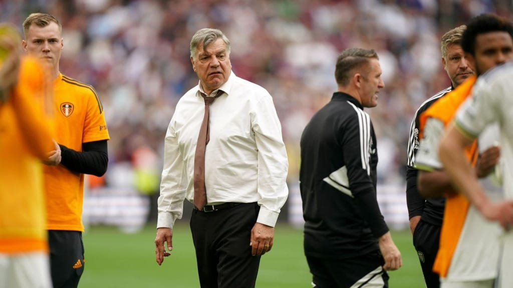 Sam Allardyce após o West Ham-Leeds (Mike Egerton/PA Images via Getty Images)